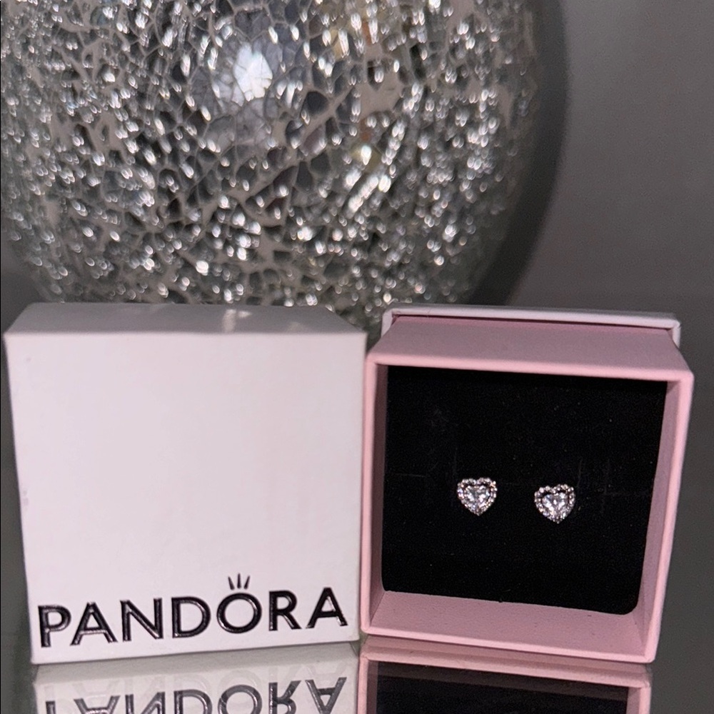 Pandora Silver 🩷 Sparkling Earrings